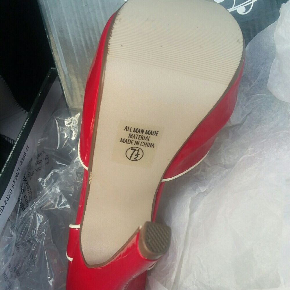 Red high heels